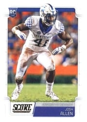 2019 Score Base Set Josh Allen #364 card