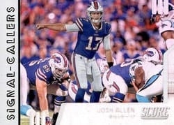 2019 Score Signal-Callers Josh Allen #SC-6 card