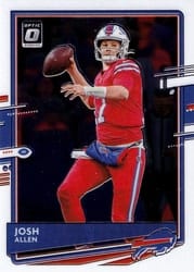 2020 Donruss Optic Base Set Josh Allen #14 card