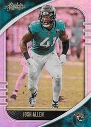 2020 Panini Absolute Base Set Josh Allen #27 card