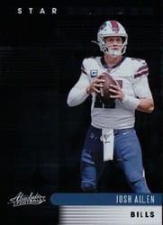 2020 Panini Absolute Star Gazing Josh Allen #5 card