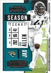 2020 Panini Contenders Base Set Josh Allen #50 card