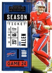 2020 Panini Contenders Base Set Josh Allen #90 card