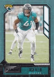2020 Panini Playbook Base Set Josh Allen #18 card