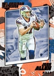 2021 Donruss Gridiron Kings Josh Allen #GK6 card