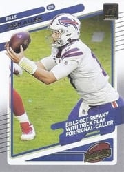 2021 Donruss Highlights Josh Allen #HI-2 card