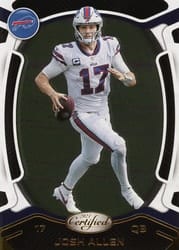 2021 Panini Certified Base Set Josh Allen #2 card