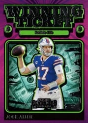 2021 Panini Contenders Winning Ticket Josh Allen #WT-JAL card