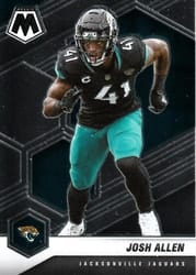 2021 Panini Mosaic Base Set Josh Allen #102 card