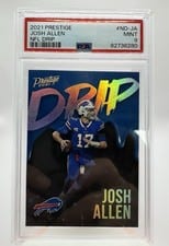 2021 Panini Prestige NFL Drip Josh Allen #ND-JA card