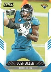 2021 Score Base Set Josh Allen #178 card