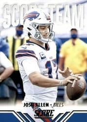 2021 Score Score Team Josh Allen #ST4 card