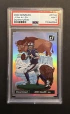 2022 Donruss Downtown Josh Allen #DT-JA card