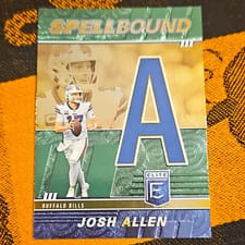 2022 Donruss Elite Spellbound Josh Allen #SB-JA1 card