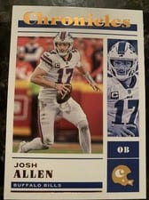 2022 Panini Chronicles Josh Allen #1 card