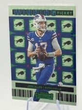 2022 Panini Contenders Winning Ticket Josh Allen #WT-JAL card