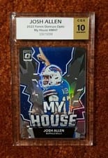 2022 Panini Donruss Optic My House Josh Allen #MH-7 card