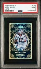 2022 Panini Legacy Lore Josh Allen #L-25 card