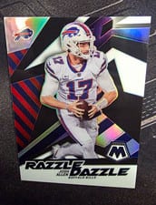 2022 Panini Mosaic Razzle Dazzle Josh Allen #RD-3 card