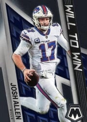 2022 Panini Mosaic Will to Win Josh Allen #WW-4 card