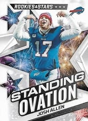 2022 Panini Rookies & Stars Standing Ovation Josh Allen #SO-11 card
