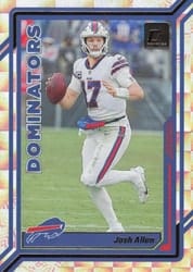 2023 Donruss Dominators Josh Allen #D-4 card