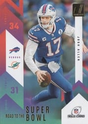 2023 Donruss Road to the Super Bowl Wild Card Josh Allen #RTSBW-JA card