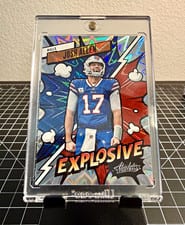 2023 Panini Absolute Explosive Josh Allen #6 card