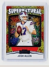 2023 Panini Contenders Supernatural Josh Allen #8 card