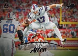 2023 Panini Luminance Base Luminance Horizontal Josh Allen #96 card