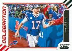 2023 Score Celebration Josh Allen #16 card