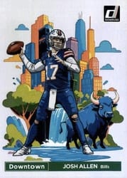 2024 Donruss Downtown Josh Allen #2 card