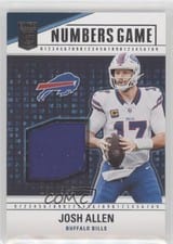 2024 Donruss Elite Numbers Game Jerseys Josh Allen #NG-JAL card