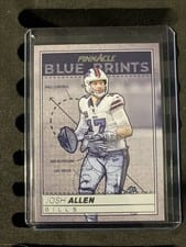 2024 Panini Encore Pinnacle Blue Prints Josh Allen #8 card