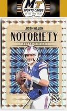 2024 Panini Mosaic Notoriety Josh Allen #4 card
