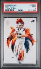2024 Panini Phoenix Color Blast Josh Allen #CB-JAN card