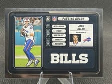 2025 Donruss Optic Passing Grade Josh Allen #7 card