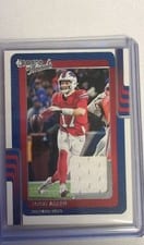 2025 Panini Donruss Threads Josh Allen #DTH-JAN card
