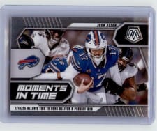 2025 Panini Mosaic Moments in Time Josh Allen #15 card