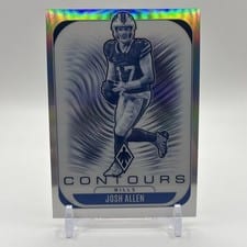 2025 Panini Phoenix Contours Josh Allen #4 card