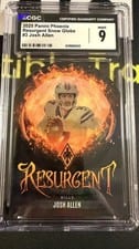 2025 Panini Phoenix Resurgent Snow Globe Josh Allen #3 card