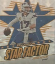 2025 Panini Revolution Star Factor Josh Allen #3 card