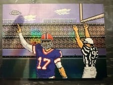 2025 Topps Chrome Tecmo Josh Allen #TECMO-25 card