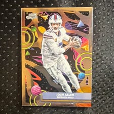 2025 Topps Cosmic Chrome Base Set Josh Allen #10 card