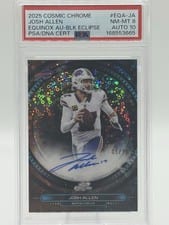 2025 Topps Cosmic Chrome Equinox Autographs Josh Allen #EQA-JA card