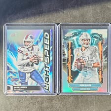 2025 Topps Cosmic Chrome Light Speed Josh Allen #LS-3 card