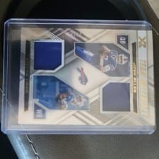 2022 Panini XR Team Materials Josh Allen / Stefon Diggs #TM-1 card