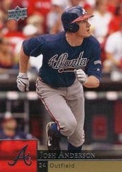 2009 Upper Deck Base Set Josh Anderson #517 card