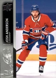 2021-22 Upper Deck Base Set Josh Anderson #95 card