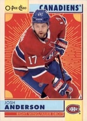 2022-23 O-Pee-Chee Retro Josh Anderson #91 card